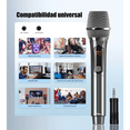 thumbnail image 5 of 2 Micrófono Inalámbrico Profesional De Karaoke Con Receptor Belug, Negro, 5 of 5