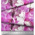 thumbnail image 2 of Soimoi Cotton Duck Fabric Snowflake & Tree Watercolor Print Fabric by Yard 42 Inch Wide, 2 of 3