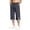 Gray, variant on Mens Baggy Capri Pants 3/4 Below Knee Shorts Wide Leg Drawstring Sweatpants Athletic Long Shorts with Pockets Army Green,4XL