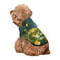 thumbnail image 5 of Honeii Mountain Daisy Meadow Print Small Dog Hoodies Pet Hooded Sweatshirts Fall Winter Puppy Cat Sweaters Warm Clothes for Small Dogs Outfits Costume-Medium, 5 of 7