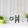 thumbnail image 5 of 2Pcs Wooden Farmhouse Window Tiered Tray Decoration Black & White Plaid Rustic Farmhouse Decor Cathedral Arch Window Sign Shelf Spring Summer Stand Display Photo Prop, 5 of 7