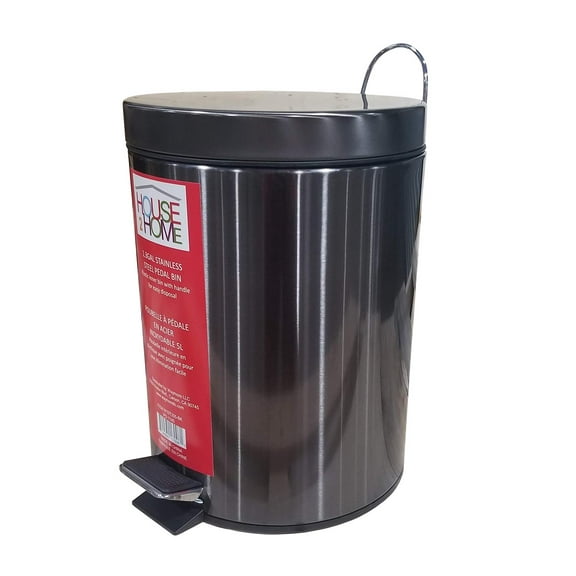 House 2 Home 5 L Stainless Steel Pedal Waste Bin