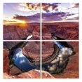 thumbnail image 1 of Furinno Seni HorseShoe Bend 4-Panel MDF Framed Photography Triptych Print, 48 x 48 Inches, 1 of 5