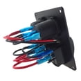 thumbnail image 5 of Interruptor del eje de balancín shamjiam 3 Bascula Enchufe Doble 12v-24v interruptor del barco, 5 of 5