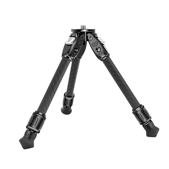 Carbon Fiber Tripod Extendable Adjustable Height Desktop Tripod 1/4 Thread For Canmera with Comfortable Grip