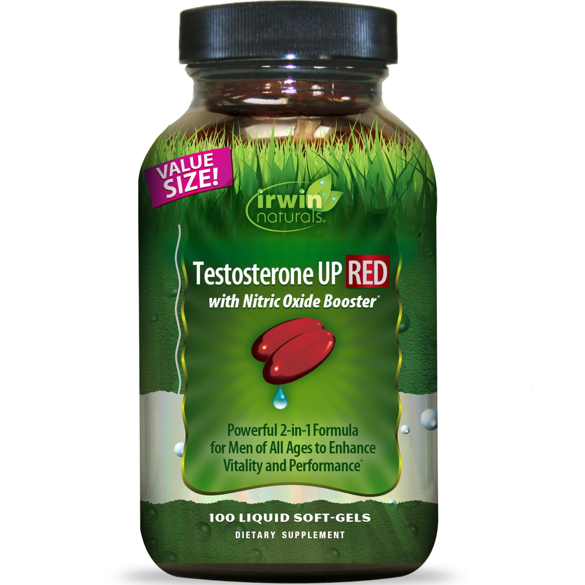 Irwin Naturals Testosterone UP RED with Nitric Oxide Booster