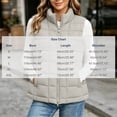 thumbnail image 3 of Edvintorg Women's Winter Waistcoat Sleeveless Zip up Puffer Jacket Lightweight Padded Vest with Pockets Fall Outerwear, 3 of 6