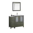 thumbnail image 4 of Vanity Art 42" Single Sink Freestanding Bathroom Vanity Set with Ceramic Top and Mirror, 4 of 9