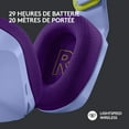 thumbnail image 3 of Logitech G733 Lightspeed Wireless Gaming Headset with Suspension Headband, LIGHTSYNC RGB, Blue VO!CE Mic Technology and PRO-G Audio Drivers, Lightweight, 29 Hour Battery Life, 20m Range - Lilac, 3 of 9
