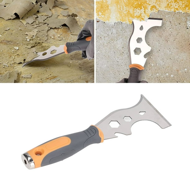 Espátula Multifuncional Para Masilla, Hoja De Acero Inoxidable Diseño Ergonómico Amplia Aplicación Conector Fijo De 3 Pulgadas Raspador Para Espátula Para Instalación