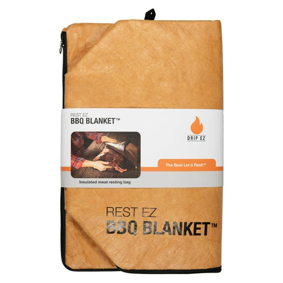 Rest EZ BBQ Blanket - Insulated Meat Resting Bag for Moisture Retention and Tender BBQ - Heavy-Duty with Wide Mouth Design for Briskets, Pork Shoulders, Steaks