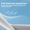 thumbnail image 4 of Summer sunscreen full face mask female outdoor ice silk veil thin hollow breathable face towel, 4 of 6