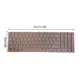 thumbnail image 3 of Injueey Teclados para portátiles, teclado de escritura fluido plateado, polvo, alta eficiencia, teclados silenciosos, accesorios de repuesto para Juegos de teclado y mouse para computadora, 3 of 6