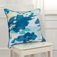 thumbnail image 2 of Connie Post Impressionistic 20" x 20" Poly Filled Pillow in Teal, 2 of 5