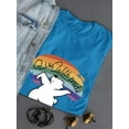 thumbnail image 3 of Live With Pride Polar Bear T-Shirt Women -Smartprints Designs, Female x-Large, 3 of 4