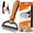 Orange, variant on Pet Grooming Tool for Dogs and Cats Double Sided Dematting Comb Undercoat Rake Deshedding Brush Deep Detangling Groomer for Thick Long Short Coats Removes Loose Fur Mats Tangles
