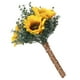 thumbnail image 3 of GOOHOCHY Ramo de novia de girasoles, ramo de novia de flores artificiales, elegante ramo de girasoles para boda., 3 of 8
