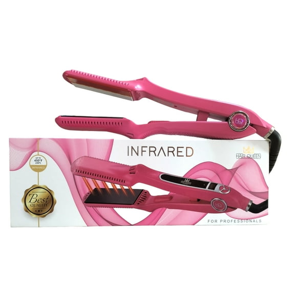 Plancha Profesional Hair Queen Infrared 450F Titanio, Cerámica y Turmalina