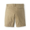 thumbnail image 4 of Wonder Nation Girls 4-16 School Uniform Stretch Twill Bermuda Shorts, 4 of 4