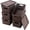 Brown, variant on 6 Pack Plastic Storage Baskets With Lids,Brown Breathable Stackable Storage Bins,Small Storage Containers,for Organizing Storage Baskets on Desktops,Closets,Playrooms,Classrooms,Offices