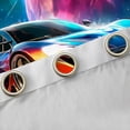 thumbnail image 4 of Castle Fairy Racing Car Black Out Curtains,Speed Race Car Curtains Pack of 2 (42x63 Each), 4 of 6