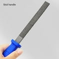 thumbnail image 6 of 3 Pieces Wood Rasp File Set Alloy Steel Woodworking File, Round, Flat, Semi-Round, File Tools for Woodworking, 6 of 11