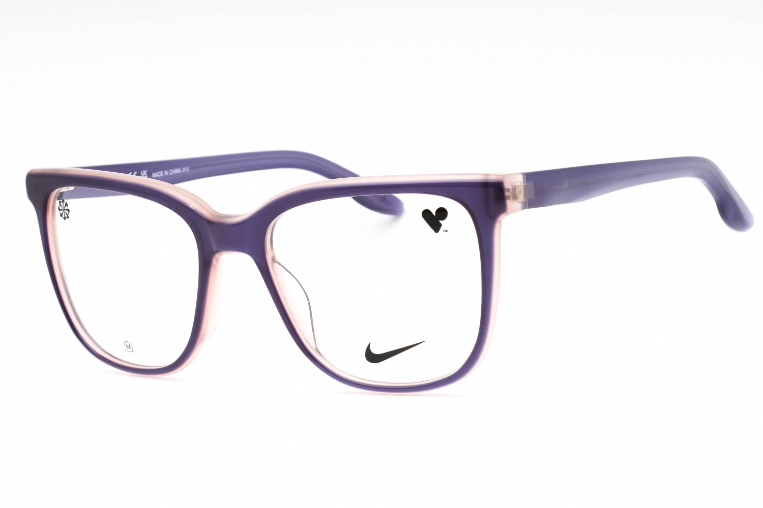 Nike Eyeglasses Nike 7166 512 Milky Grape Laminate 53/18/140 - NWT Eyeglasses NIKE 7166 512 Milky Grape Laminate - Walmart.com main image 4