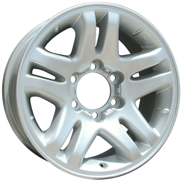 17 X 7.5 New Aluminum Alloy Wheel Replica, Sparkle Silver Full Face ...