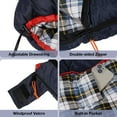 thumbnail image 6 of REDCAMP Cotton Flannel Sleeping Bag for Camping Backpacking, Adults Cold Weather Envelope Sleeping Bags with 6lbs Filling, 6 of 9