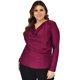 thumbnail image 1 of Blusa elegante de satín Roman Fashion/Tallas Extras, 1787 (Vino) vino 42 Roman Fashion BL-GR-1787-VINO, 1 of 7