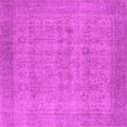 thumbnail image 1 of Ahgly Company Indoor Square Oriental Pink Industrial Area Rugs, 3' Square, 1 of 4