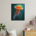 thumbnail image 4 of Paint By Numbers Kit for Adults Beginner - DIY Colorful Ocean Jellyfish Glow Canvas Painting Kits for Adults, Frameless Paint By Number for Adults for Home Wall Decor 16x20 Inch, 4 of 7