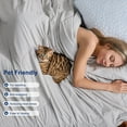 thumbnail image 6 of Cooling Blankets for Hot Sleepers and Night Sweats All Season,Cooling Comforter King Size,Double-Sided Ice Blanket Technology Absorbs Body Heat Q-Max>0.4,Lightweight Breathable,Gray,104"x90", 6 of 14