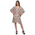 thumbnail image 2 of Moomaya Robe Courte de Caftan de Plage, Robe de Couverture Imprimée, Kaftan pour Femmes, Tenue de Plage, Couverture, 2 of 4