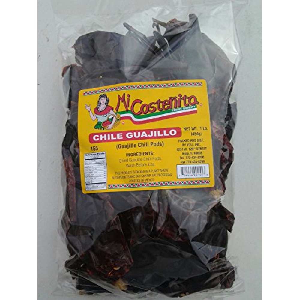 Chile Guajillo 1 pound Mexican Guajillo Peppers 1 Lb Dried Whole
