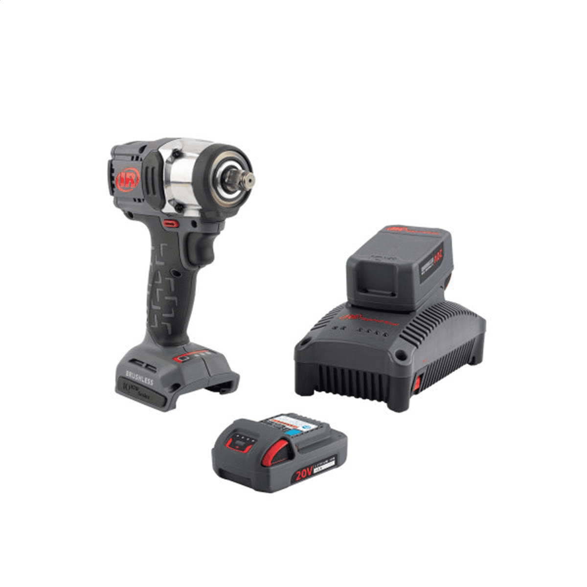 Ingersoll Rand W3151-K22 1/2 Compact Brushless Impact Wrench Kit 400 Ft Lbs