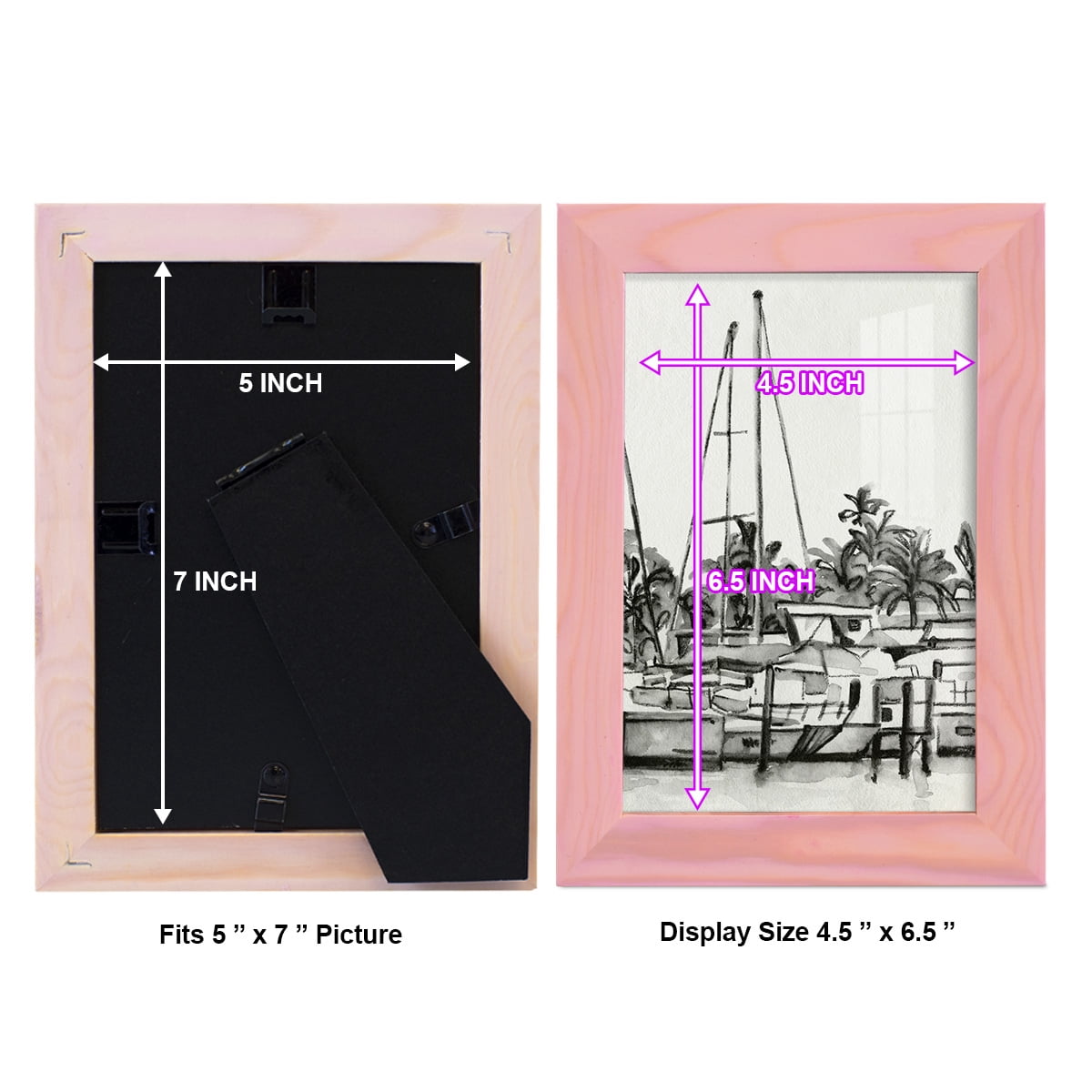 Neutral Tropics IV - Framed Print w/glass - Sunset Pink