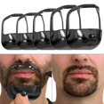 thumbnail image 1 of Beard Shaper Goatee Mustache Grooming Tool With 5 Different Sizes Beard Shaping Styling Template For Man, 1 of 3