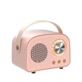 thumbnail image 4 of Altavoz Bluetooth Aresrora Retro Vintage TWS Cyan, 4 of 9