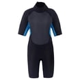 thumbnail image 2 of S SERENABLE Combinaison Shorty pour Enfants Garde au Chaud dans l'Eau Froide Manches Courtes Plongée m, 2 of 9