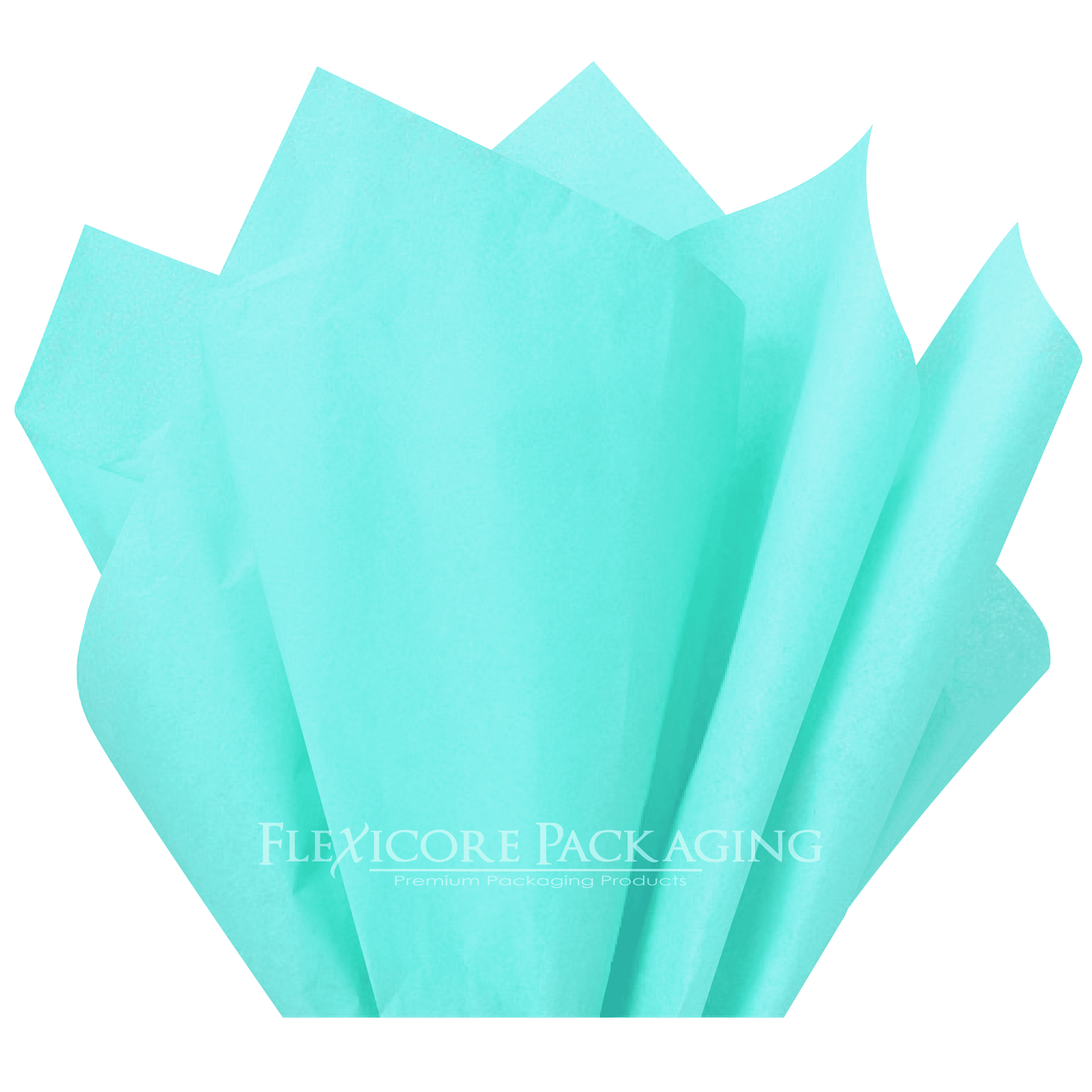 Aqua Teal Tissue Paper, 15"x20", 100 ct