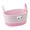 Pink, variant on Vikakiooze Desktop Storage Basket Woven Storage Basket Cotton Thread Storage Basket