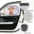thumbnail image 6 of Yuyamidu Adorable Highland Cow Car Window Shades for Baby Girls Red Bow Sunshade for Car Back Window Cute Car Window Sun Shades Set of 2 Sun Glare and UV Rays Protection, 6 of 7