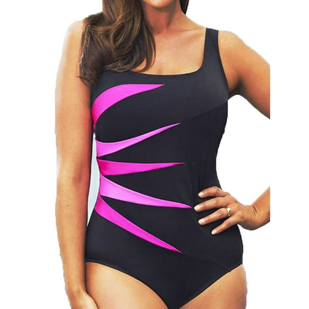 kulstof jeg er enig Rynke panden Plus Size Womens Padded Push-up Swimsuit Monokini Bikini Swimwear Beach  Tankini - Walmart.com