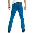 thumbnail image 2 of Alta Men Designer Fashion Slim Skinny Fit Stretch Denim Jeans Pants - Turquoise - Size 38, 2 of 8