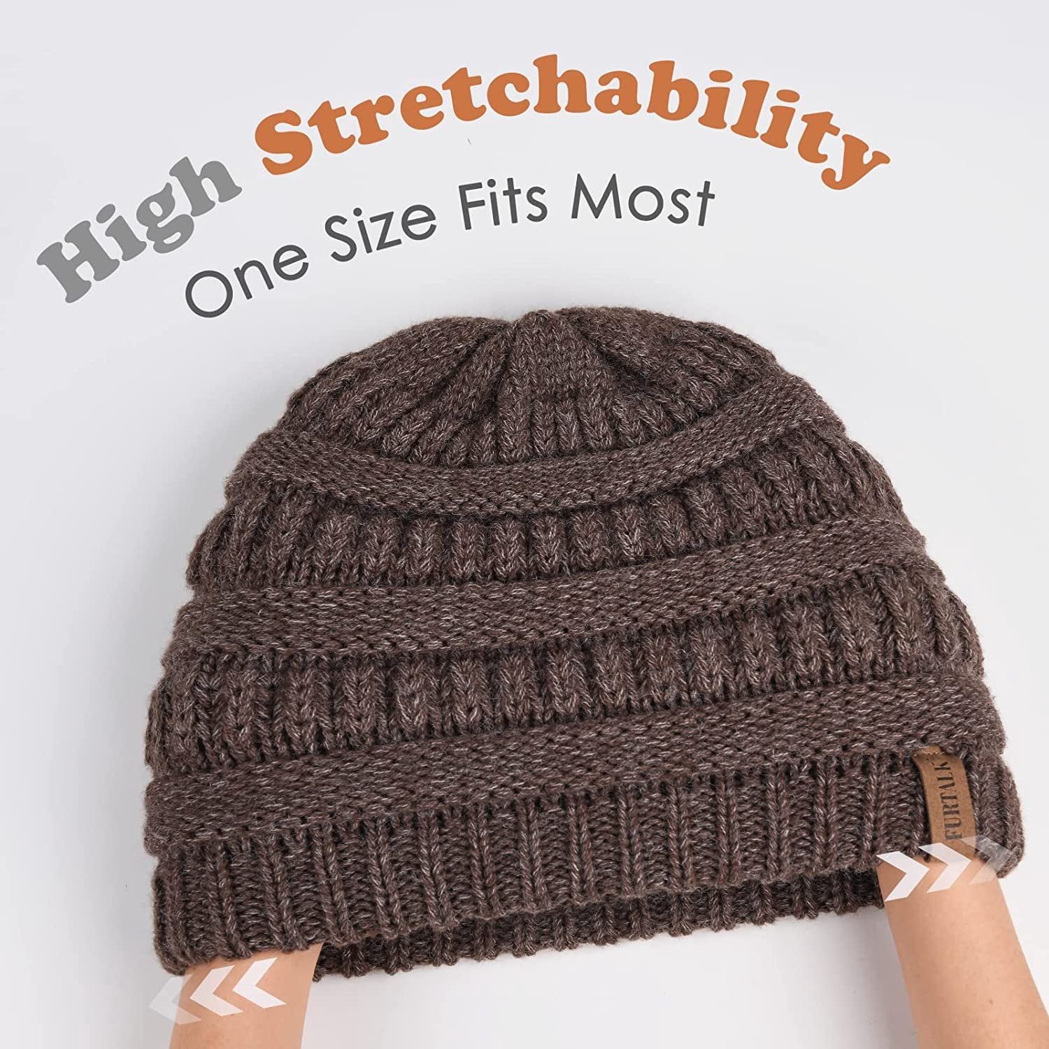 FURTALK Knit Beanie Hats for Women Men 