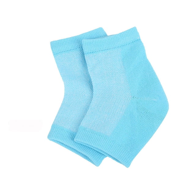 Kit de 2 pares de gel calcificado hidratante para talon y protectores para pies agritados Xihbxyly