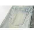 thumbnail image 4 of 2025 Ksubis Jeans brand Jeans  Men's Jeans Casual Comfort Holes Fashionable Straight Skinny Slim Fit Jeans, Ripped Stretch Jeans Denim Pants Menswear 3017 28-40, 4 of 7
