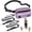 Purple, variant on PetAmi Hands Free Dog Leash, Dog Running Leash Belt for Walking Jogging, Dog Waist Zipper Pouch Fanny Pack with Poop Bag Dispenser, Dual Padded Handle Bungee Leash for Small Medium Large Dogs, Single