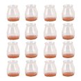 thumbnail image 2 of 16Pcs Chair Leg Protectors Transparent Round Scratch Resistance Silent Silicone Felt Furniture Pads Covers, 2 of 8